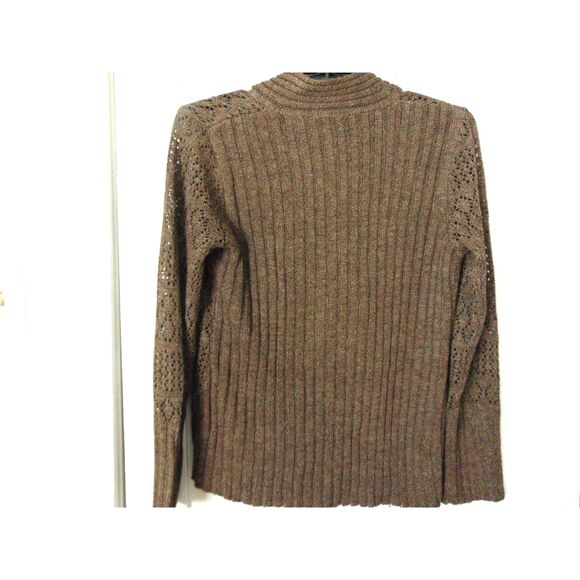 Light Weight Brown Light weight sweater by Axcess Size XL no flaws ramie blend - Picture 9 of 9